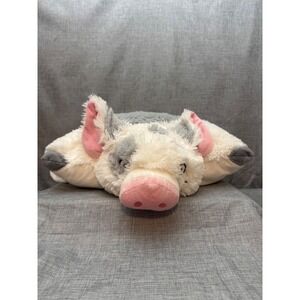 Disney Moana Pua Pig Pillow Pet Plush Stuffed Animal Toy White Grey Pink